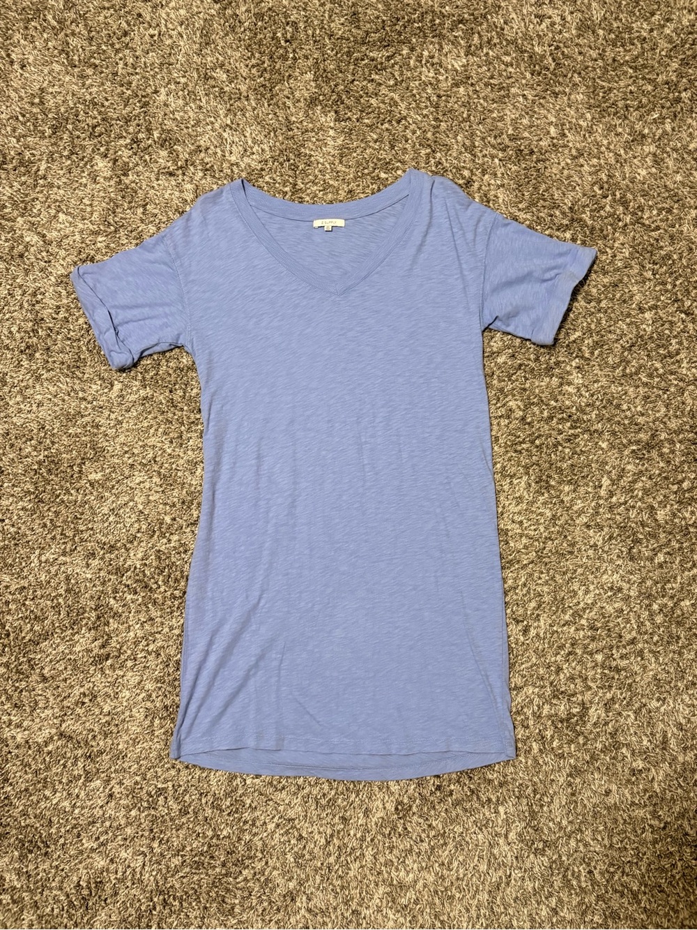 Z Supply Light Lavender V-Neck Short Sleeve Tee